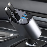 شاحن سيارة سريع قابل للسحب