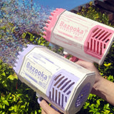 لعبة مسدس الفقاعات الآلي ذو 69 فتحة 